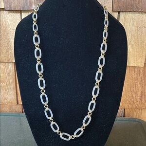 Cookie Lee Gold and Smoky long link Chain Necklace